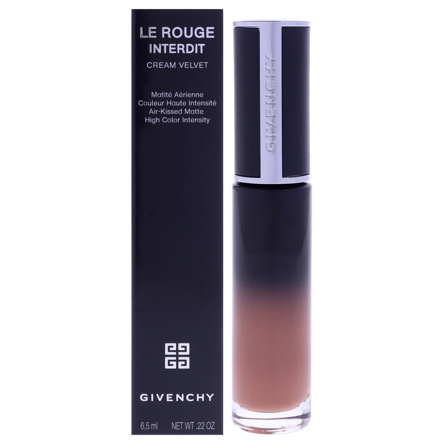 Le Rouge Interdit Cream Velvet Lipstick - 12 Beige Dore by Givenchy for Women - 0.22 oz Lipstick