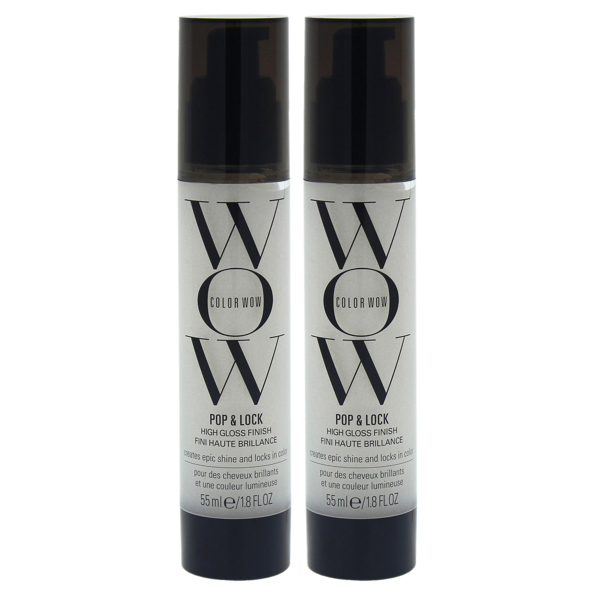 Pop and Lock High Gloss Finish by Color Wow for Unisex - 1.8 oz Treatment - Pack of 2