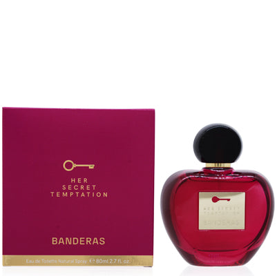 HER SECRET TEMPTATION/ANTONIO BANDERAS EDT SPRAY 2.7 OZ (80 ML) (W)