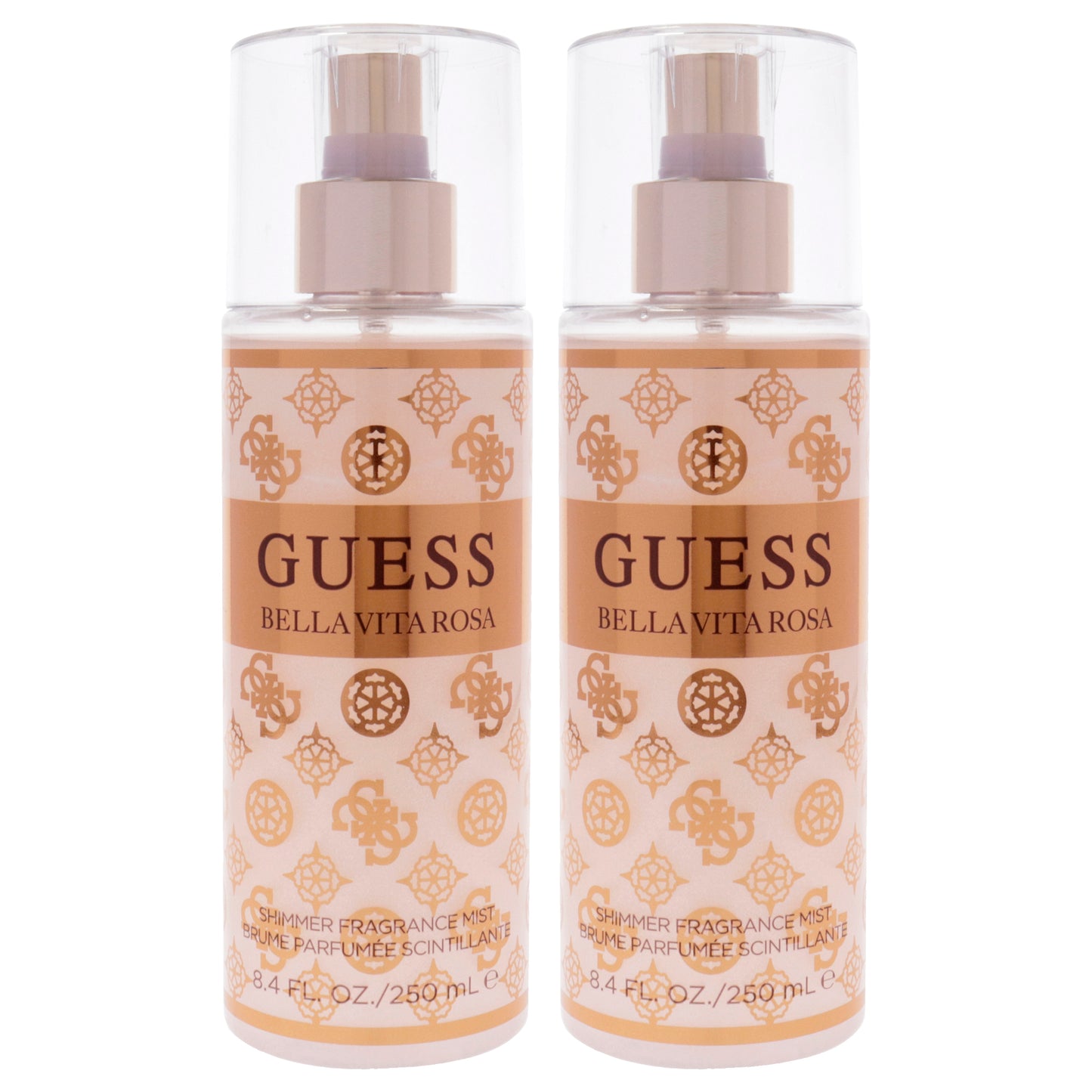 Guess Bella Vita Rosa Shimmer by Guess for Women - 8.4 oz Fragrance Mist - Pack of 2