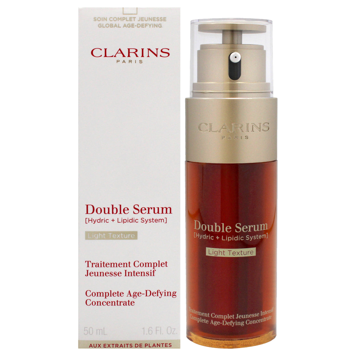Double Serum Light by Clarins for Women - 1.6 oz Serum