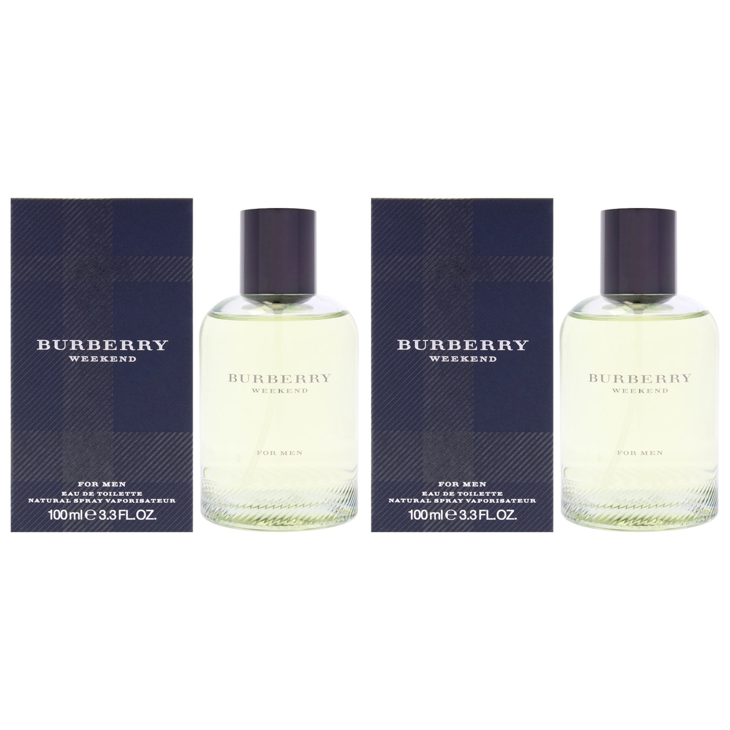 Burberry Weekend by Burberry for Men - 3.3 oz EDT Spray - Pack of 2