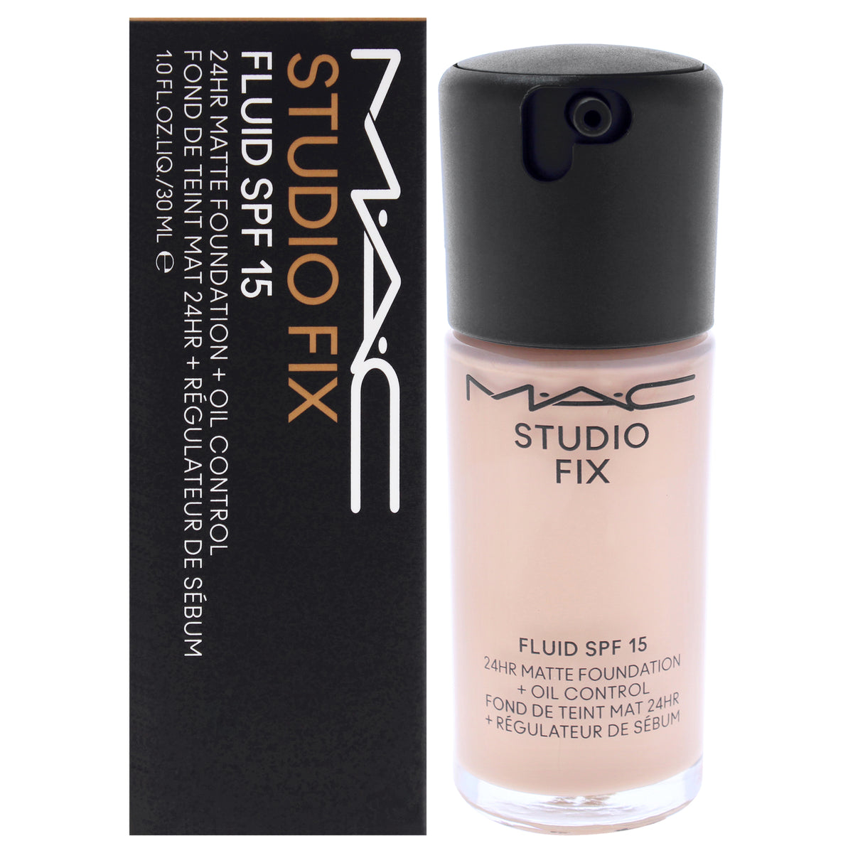 Studio Fix Fluid SPF 15 - NW25 Rosy Beige With Rosy Undertone by MAC for Women - 1 oz Foundation