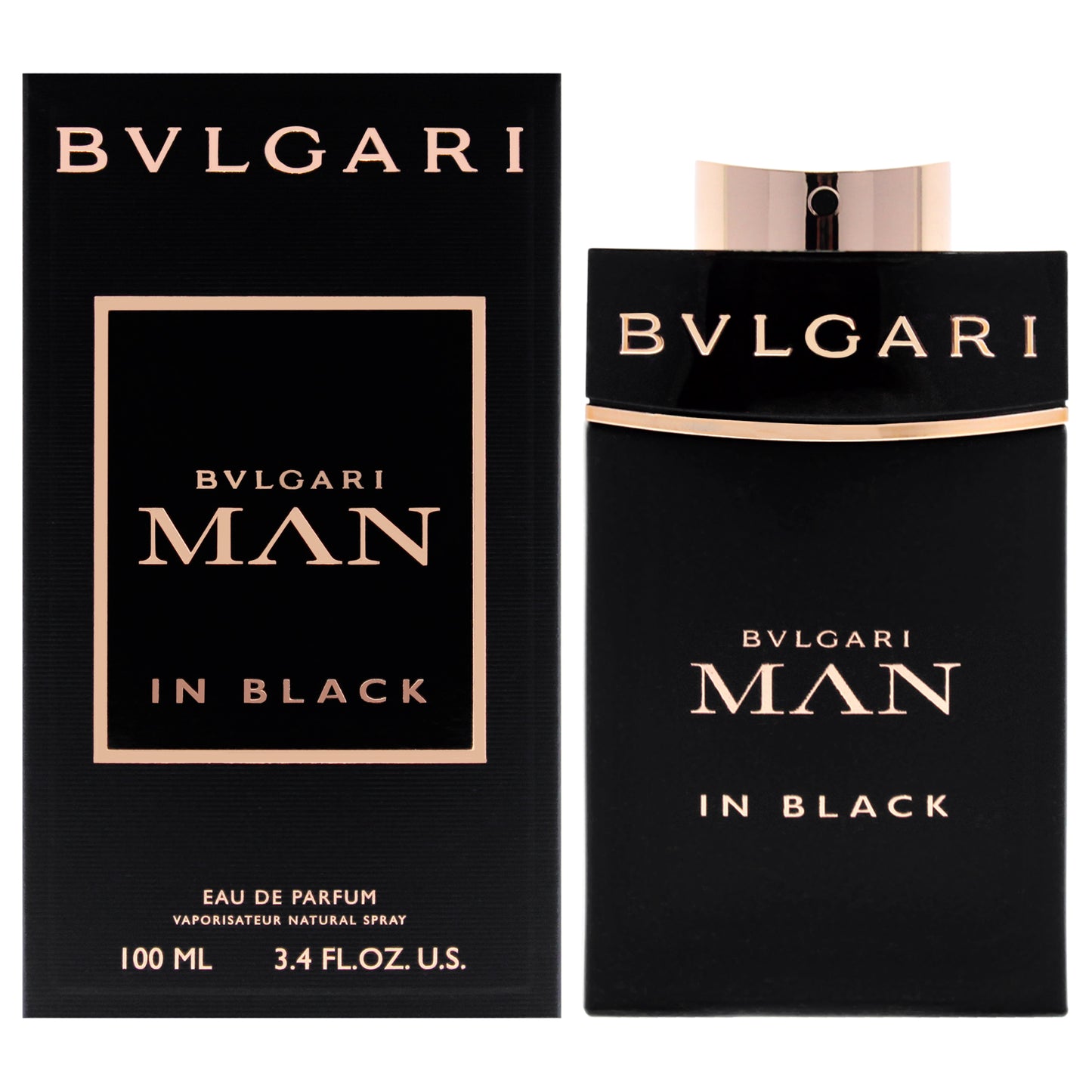 BVLGARI MAN IN BLACK/BVLGARI EDP SPRAY 3.4 OZ (M)