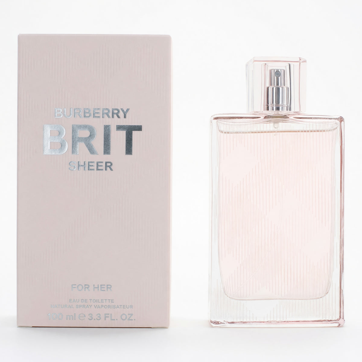 BURBERRY BRIT SHEER/BURBERRY EDT SPRAY 3.3 OZ (100 ML) (W)