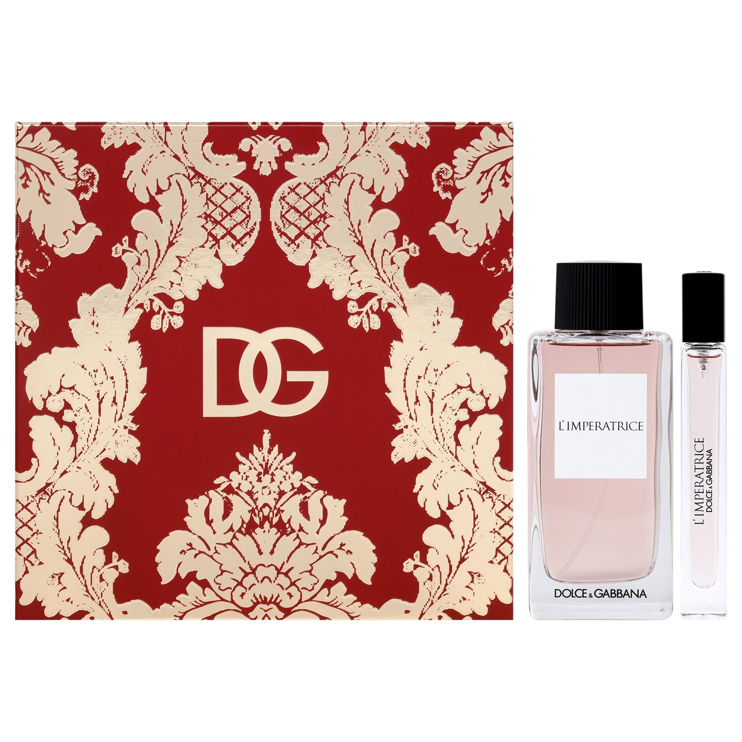 LImperatrice by Dolce and Gabbana for Women - 2 Pc Gift Set 3.3oz EDT Spray, 0.33oz EDT Spray (Mini)