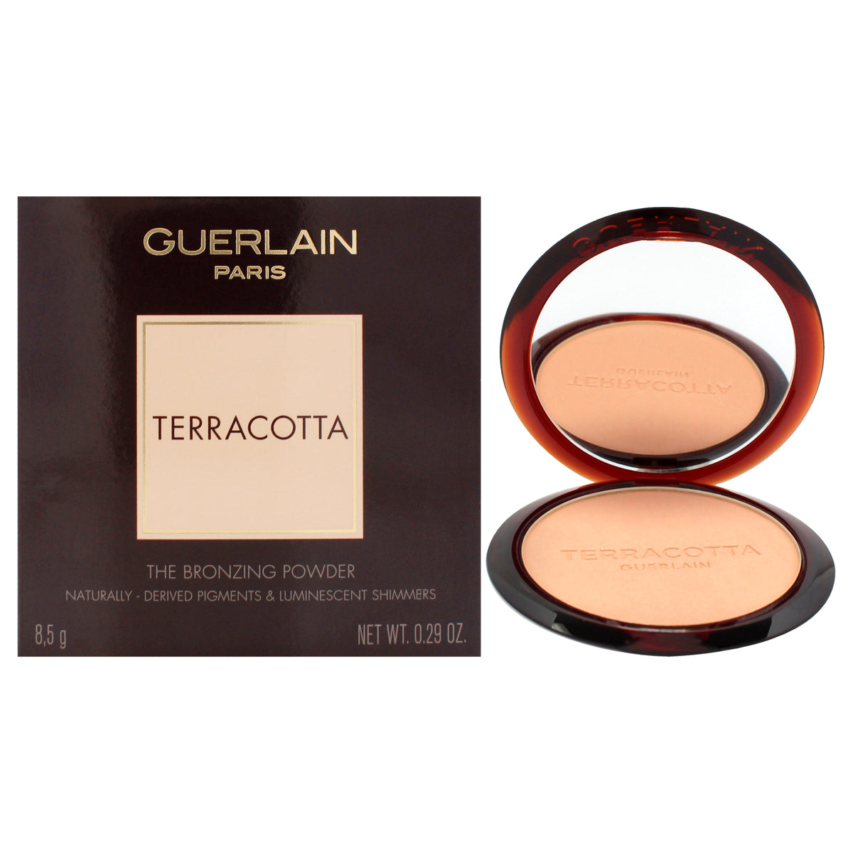 Terracotta The Bronzing Powder 96 Percent Naturally - 00 Light Cool by Guerlain for Women - 0.29 oz Powder