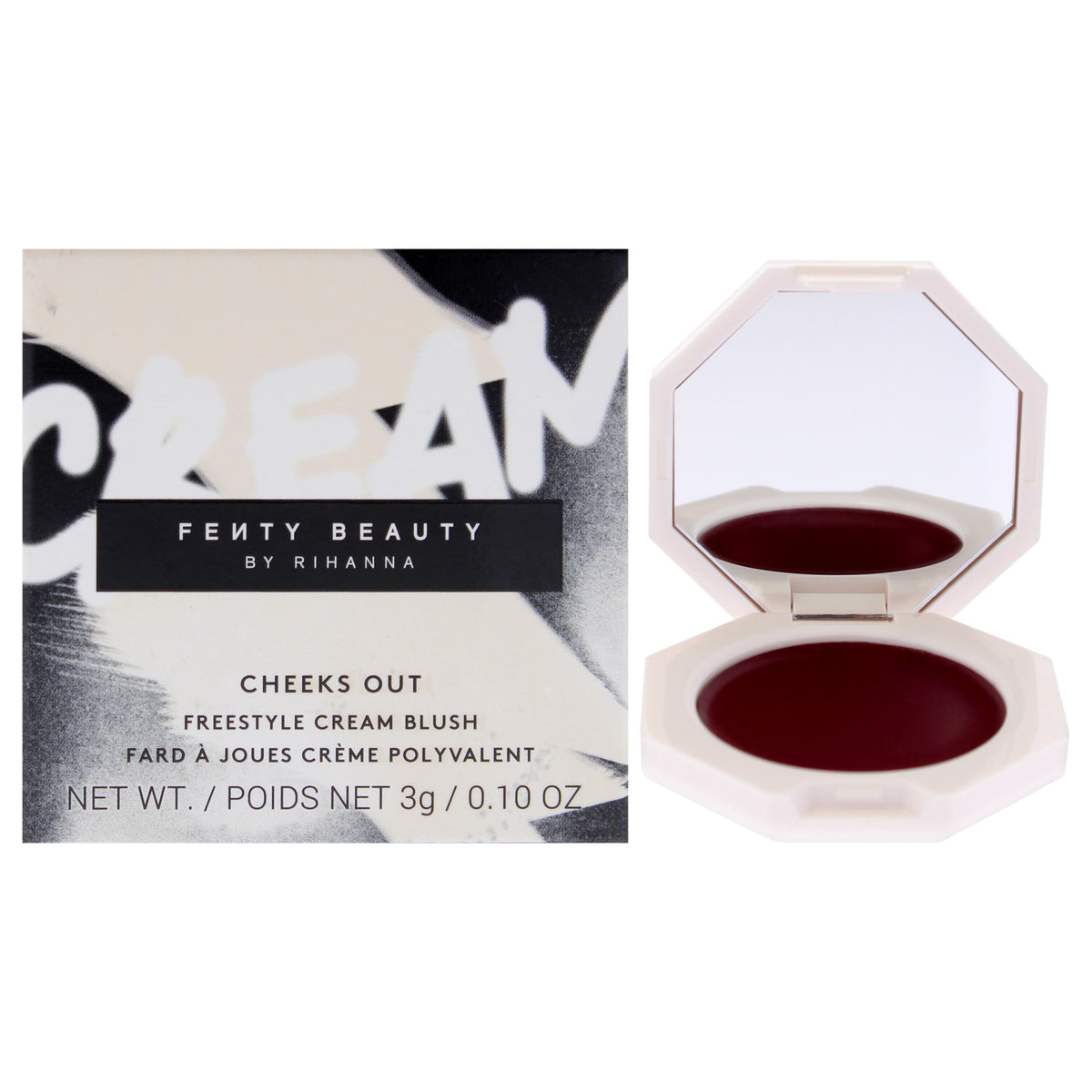 Cheeks Out Freestyle Cream Blush - 15 Raisin Standardz by Fenty Beauty for Women - 0.10 oz Blush