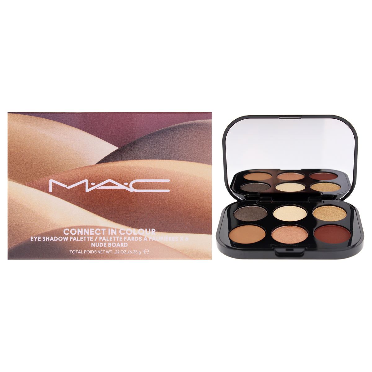 Connect In Colour Eye Shadow Palette - Nude Board by MAC for Women - 0.22 oz Eye Shadow