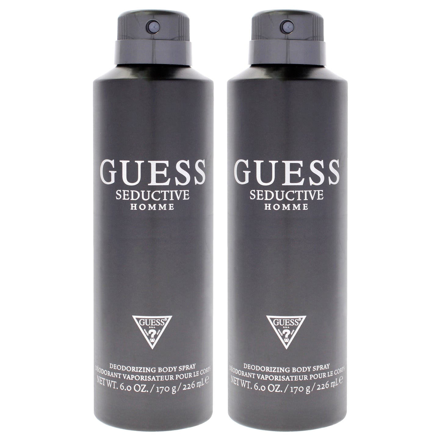 Guess Seductive Homme by Guess for Men - 6 oz Deodorant Body Spray - Pack of 2