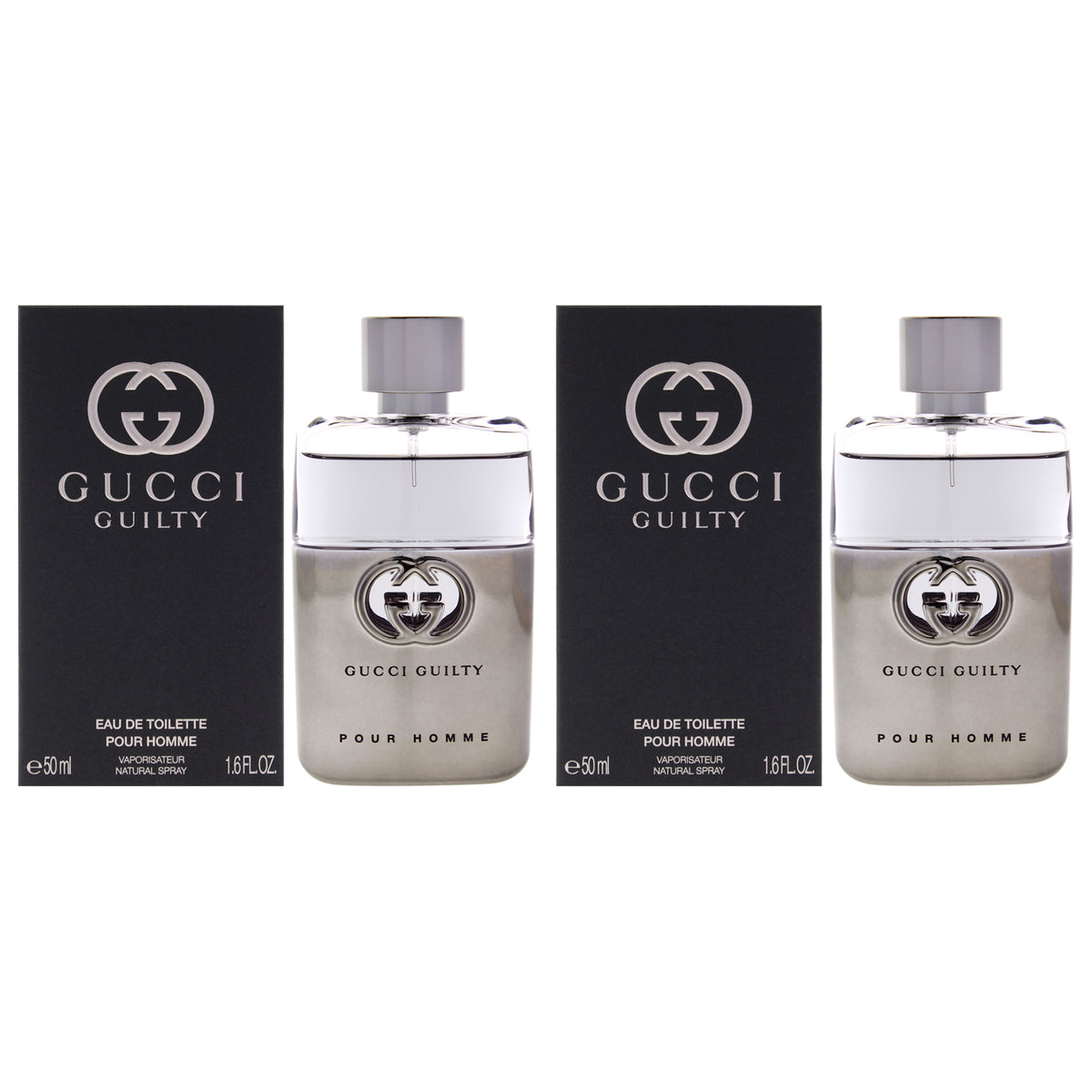Gucci Guilty by Gucci for Men - 1.6 oz EDT Spray - Pack of 2