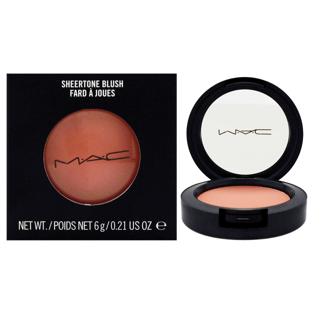 Sheertone Blush - B13 Peaches by MAC for Women - 0.21 oz Blush