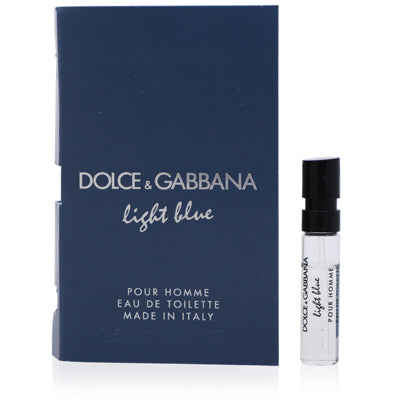 LIGHT BLUE POUR HOMME/D&G EDT SPRAY VIAL 0.02 OZ (0.8 ML) (M)