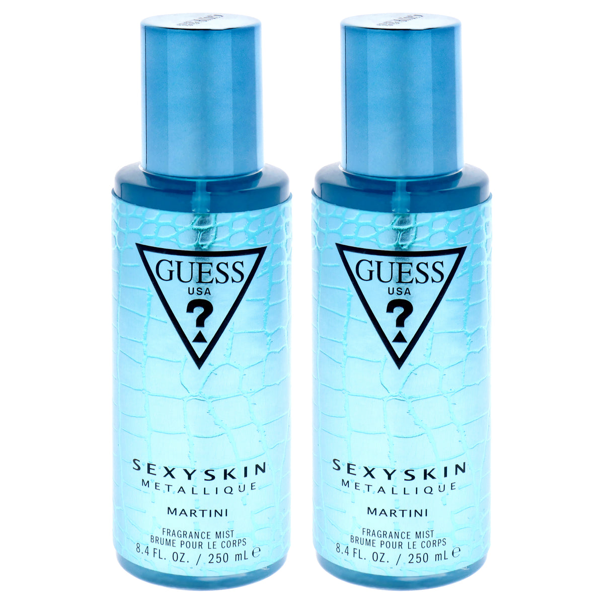 Guess Sexy Skin Metallique - Martini by Guess for Women - 8.4 oz Fragrance Mist - Pack of 2