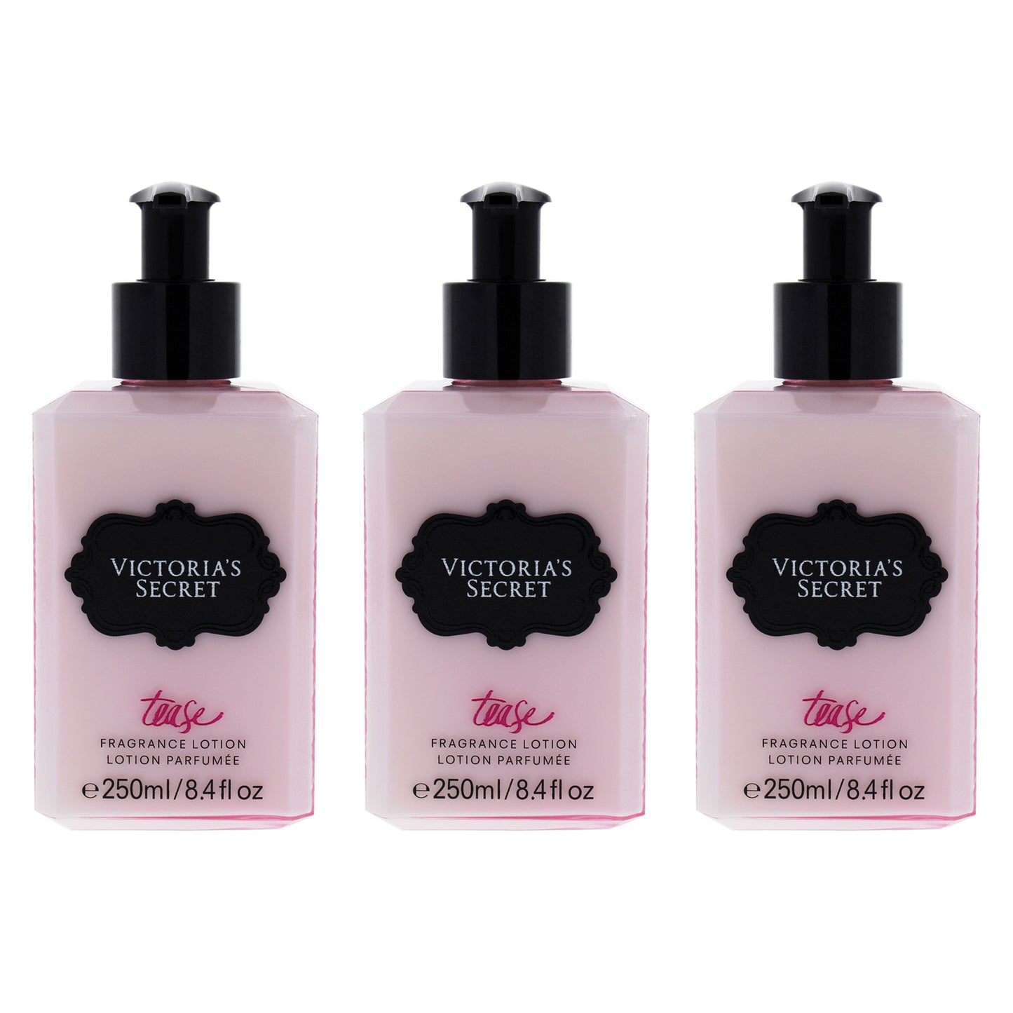 Tease by Victorias Secret for Women - 8.4 oz Body Lotion - Pack of 3