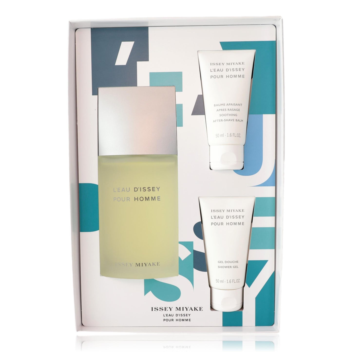 Leau Dissey Pour Homme by Issey Miyake for Men - 3 Pc Gift Set 4.2oz EDT Spray, 1.6oz Shower Gel, 1.6oz After Shave