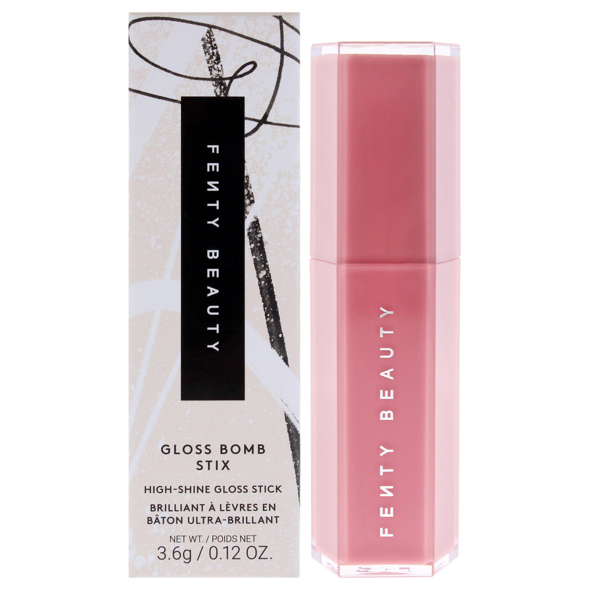 Gloss Bomb Stix High Shine Gloss - 04 Is It Fussy by Fenty Beauty for Women - 0.12 oz Lipstick