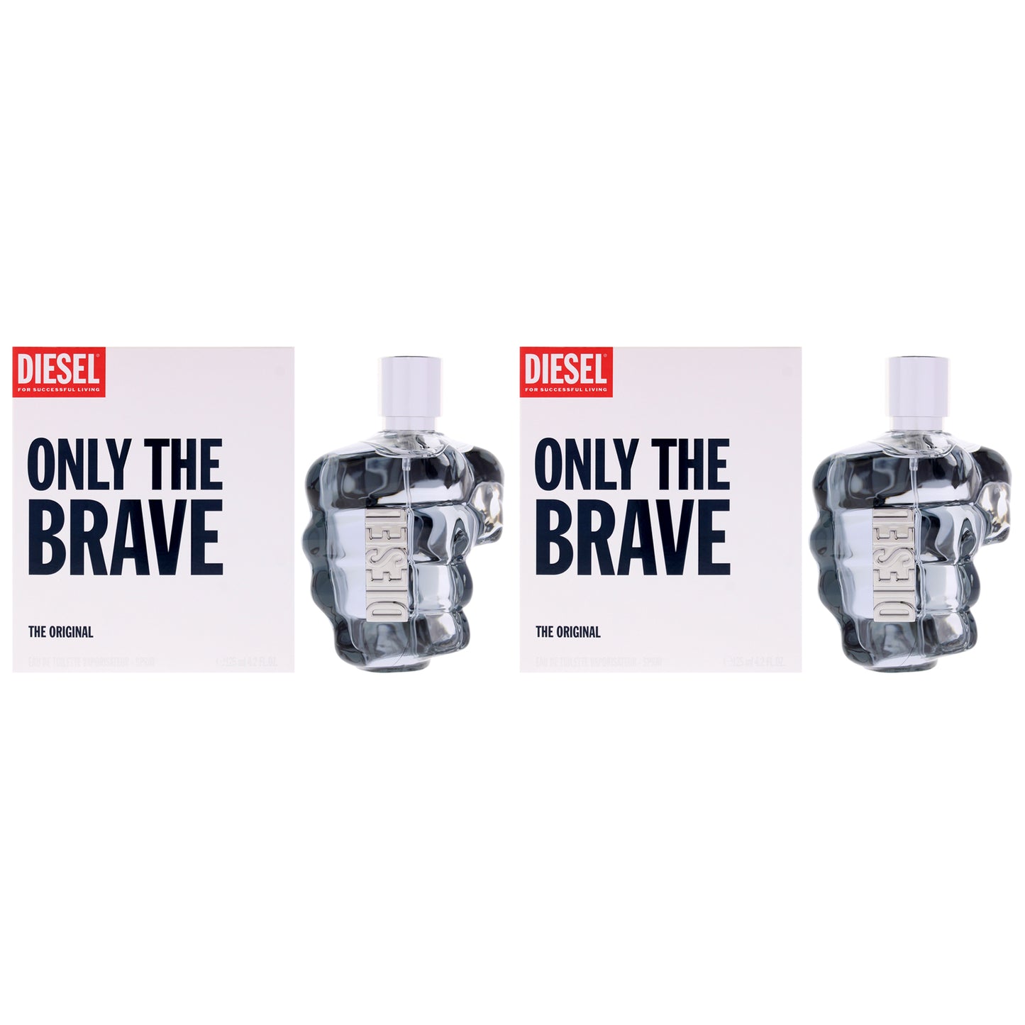 Diesel Only The Brave by Diesel for Men - 4.2 oz EDT Spray - Pack of 2