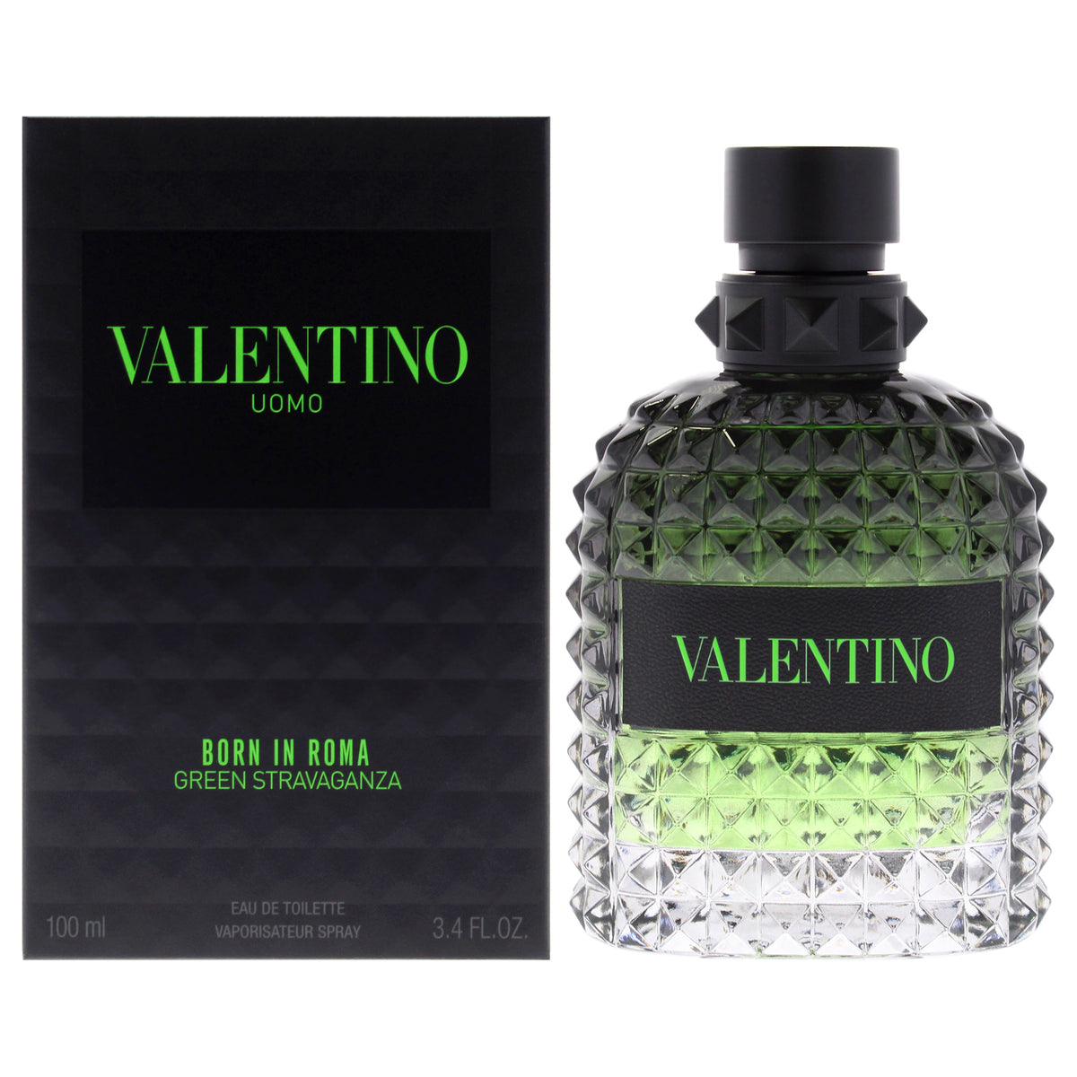 VALENTINO UOMO BORN IN ROMA GREEN STRAVAGANZA 3.4 EDT (M)