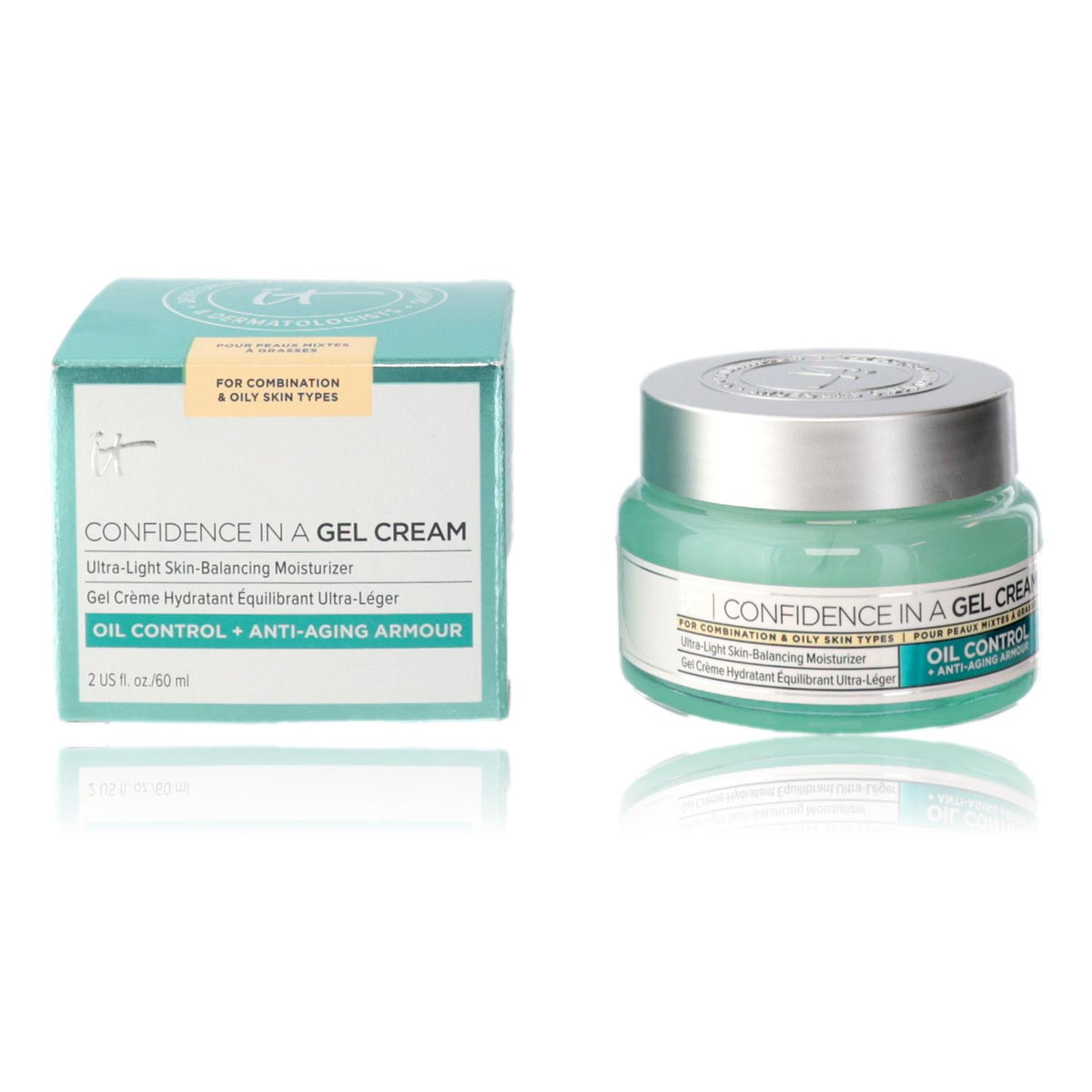 It Cosmetics Confidence in a Gel Cream by It Cosmetics, 2 oz Facial Cream