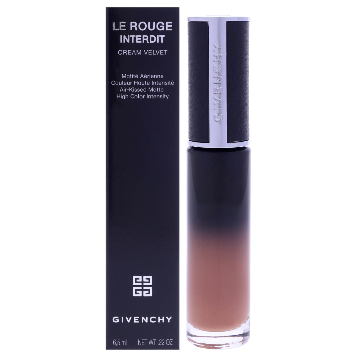 Le Rouge Interdit Cream Velvet Lipstick - 12 Beige Dore by Givenchy for Women - 0.22 oz Lipstick