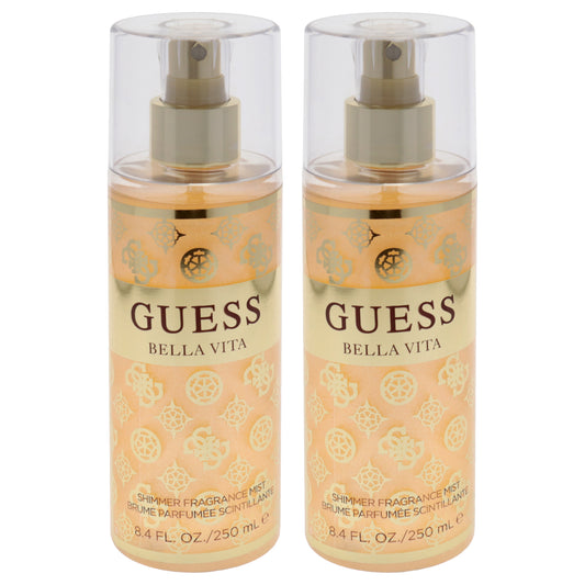 Guess Bella Vita Shimmer by Guess for Women - 8.4 oz Fragrance Mist - Pack of 2