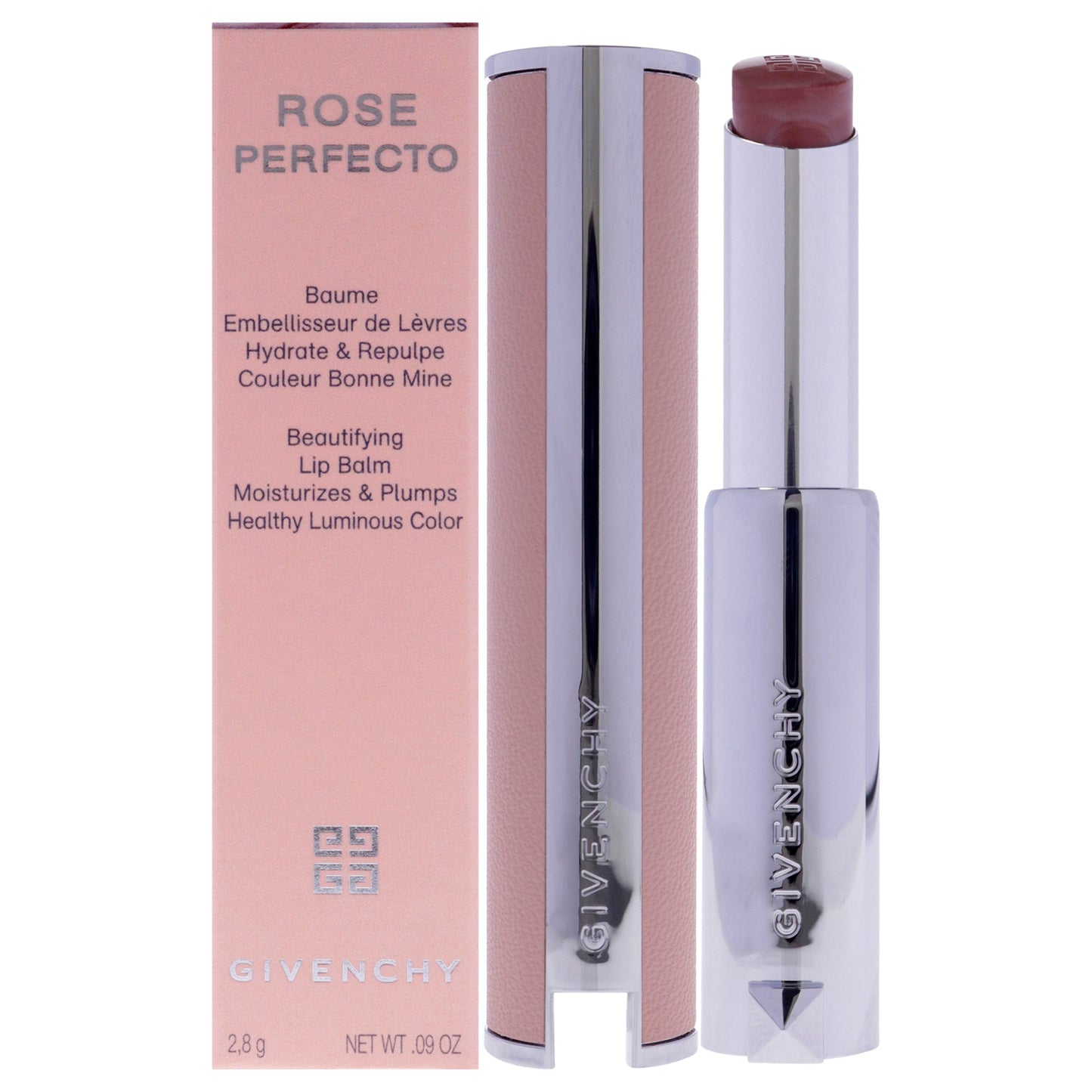Rose Perfecto Beautifying Lip Balm - 110 Milky Nude by Givenchy for Women - 0.09 oz Lip Balm