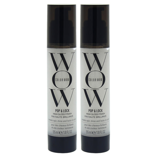 Pop and Lock High Gloss Finish by Color Wow for Unisex - 1.8 oz Treatment - Pack of 2