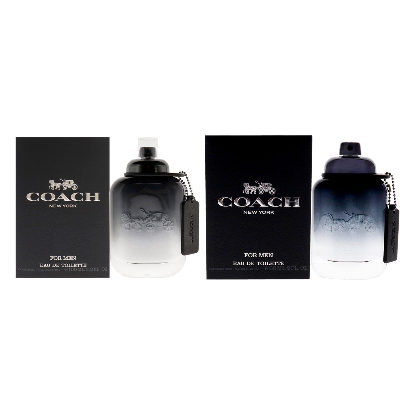 Coach Kit by Coach for Men - 2 Pc Kit 3.3oz EDT Spray, 2oz Blue EDT Spray