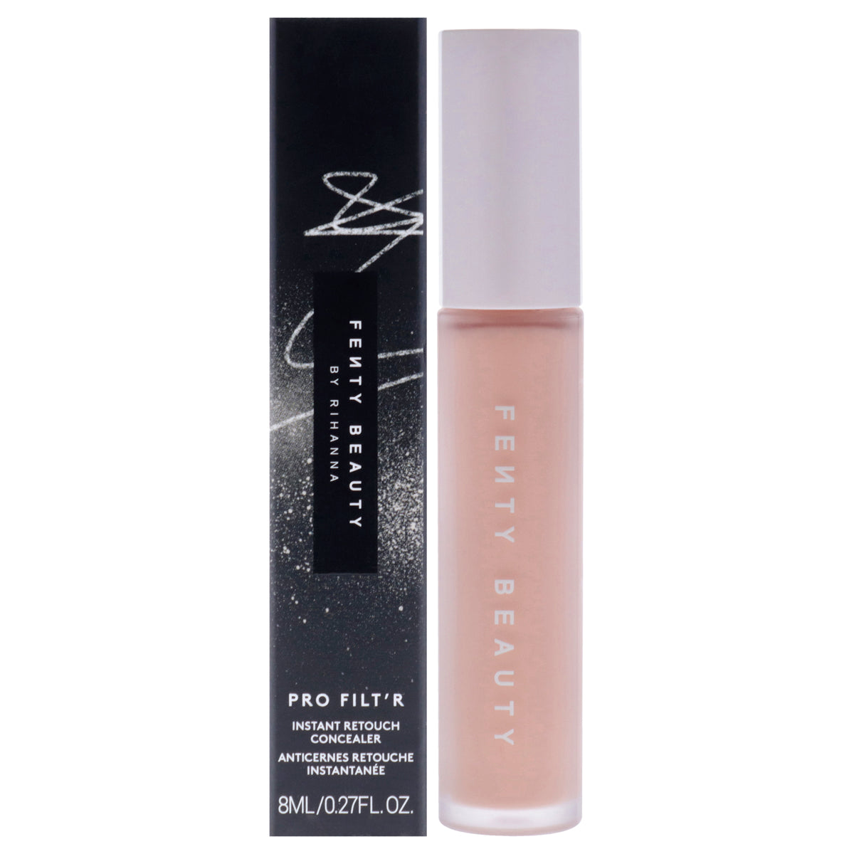 Pro Filtr Instant Retouch Concealer - 160 Light With Cool Peach Undertone by Fenty Beauty for Women - 0.27 oz Concealer