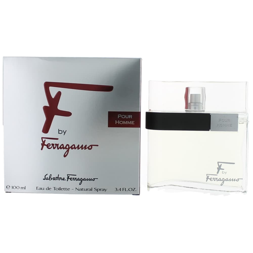 F Pour Homme by Salvatore Ferragamo for Men - 3.4 oz EDT Spray