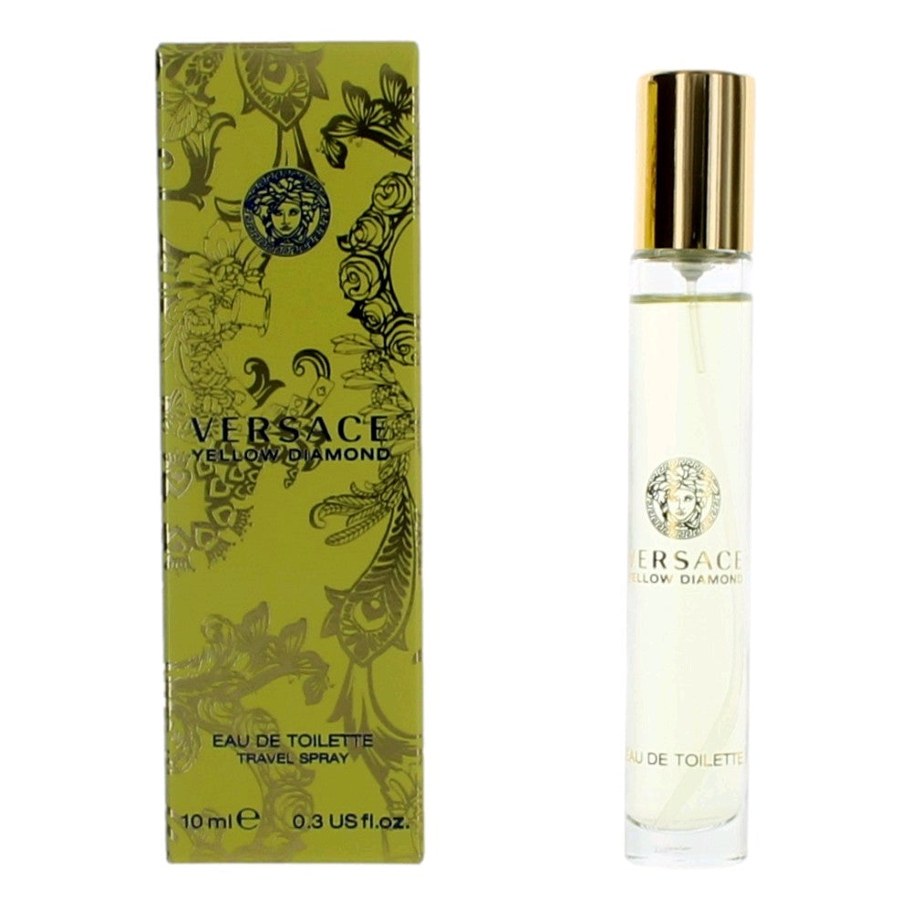 Versace Yellow Diamond by Versace, 0.3 oz Eau De Toilette Spray for Women