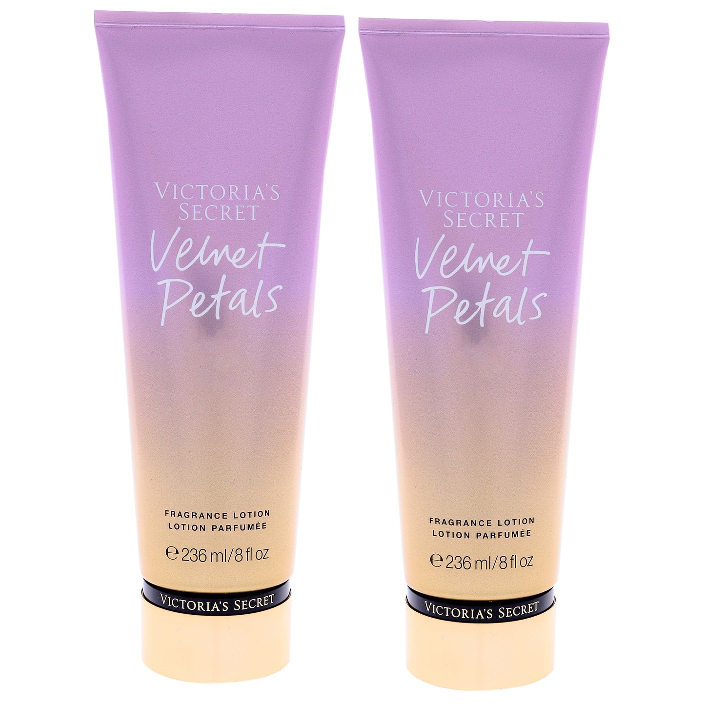 Velvet Petals Fragrance Lotion by Victorias Secret for Women - 8 oz Body Lotion - Pack of 2