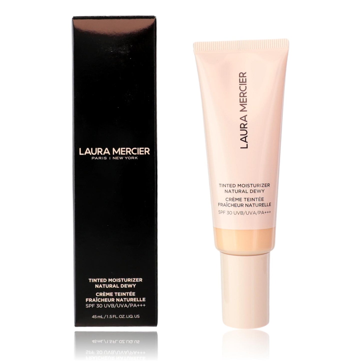 Tinted Moisturizer Natural Dewy SPF 30 - 0N Silk by Laura Mercier for Women - 1.5 oz Makeup