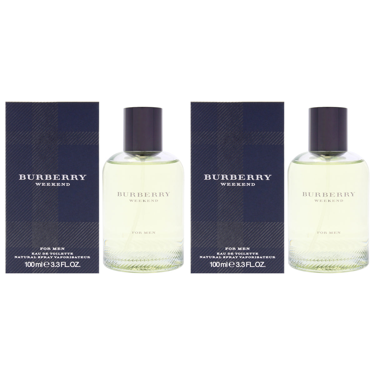 Burberry Weekend by Burberry for Men - 3.3 oz EDT Spray - Pack of 2