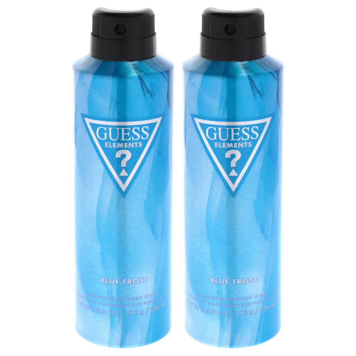 Guess Elements - Blue Frost by Guess for Men - 6 oz Body Spray - Pack of 2