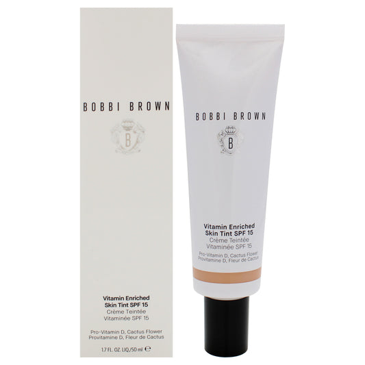 Vitamin Enriched Skin Tint SPF 15 - 1 Medium Warm by Bobbi Brown for Women - 1.7 oz Makeup