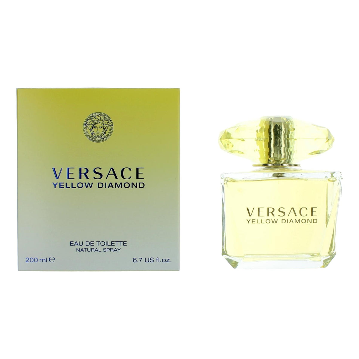 Versace Yellow Diamond by Versace for Women - 6.7 oz EDT Spray