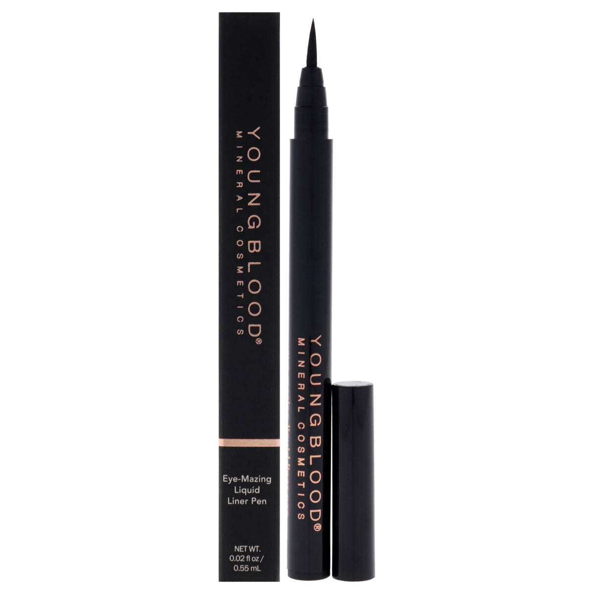 Eye-Mazing Liquid Liner Pen - Noir by Youngblood for Women - 0.02 oz Eyeliner