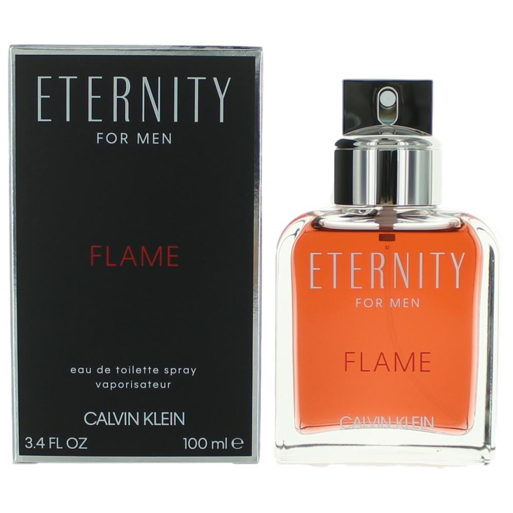 Eternity Flame by Calvin Klein for Men - 3.4 oz EDT Spray
