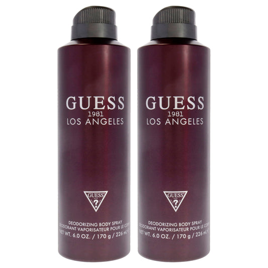 Guess 1981 Los Angeles by Guess for Women - 6 oz Body Spray - Pack of 2