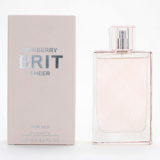 BURBERRY BRIT SHEER/BURBERRY EDT SPRAY 3.3 OZ (100 ML) (W)