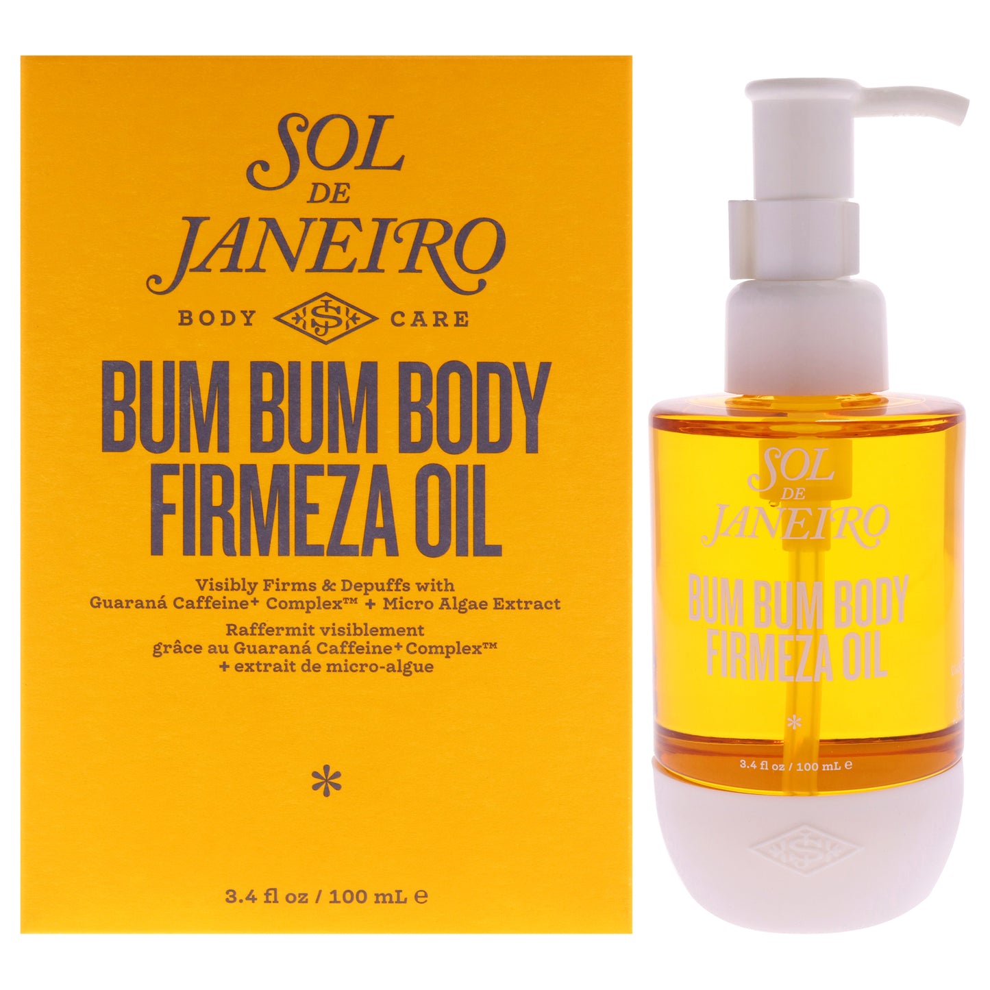 Bum Bum Firmeza Body Oil by Sol de Janeiro for Unisex - 3.4 oz Oil