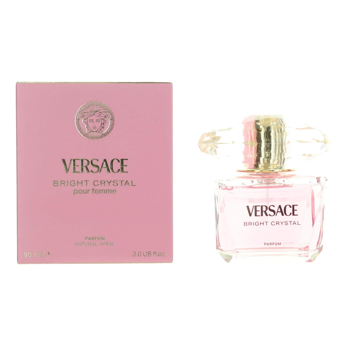 VERSACE BRIGHT CRYSTAL POUR FEMME PARFUM 3.0 PARFUM (W) NEW