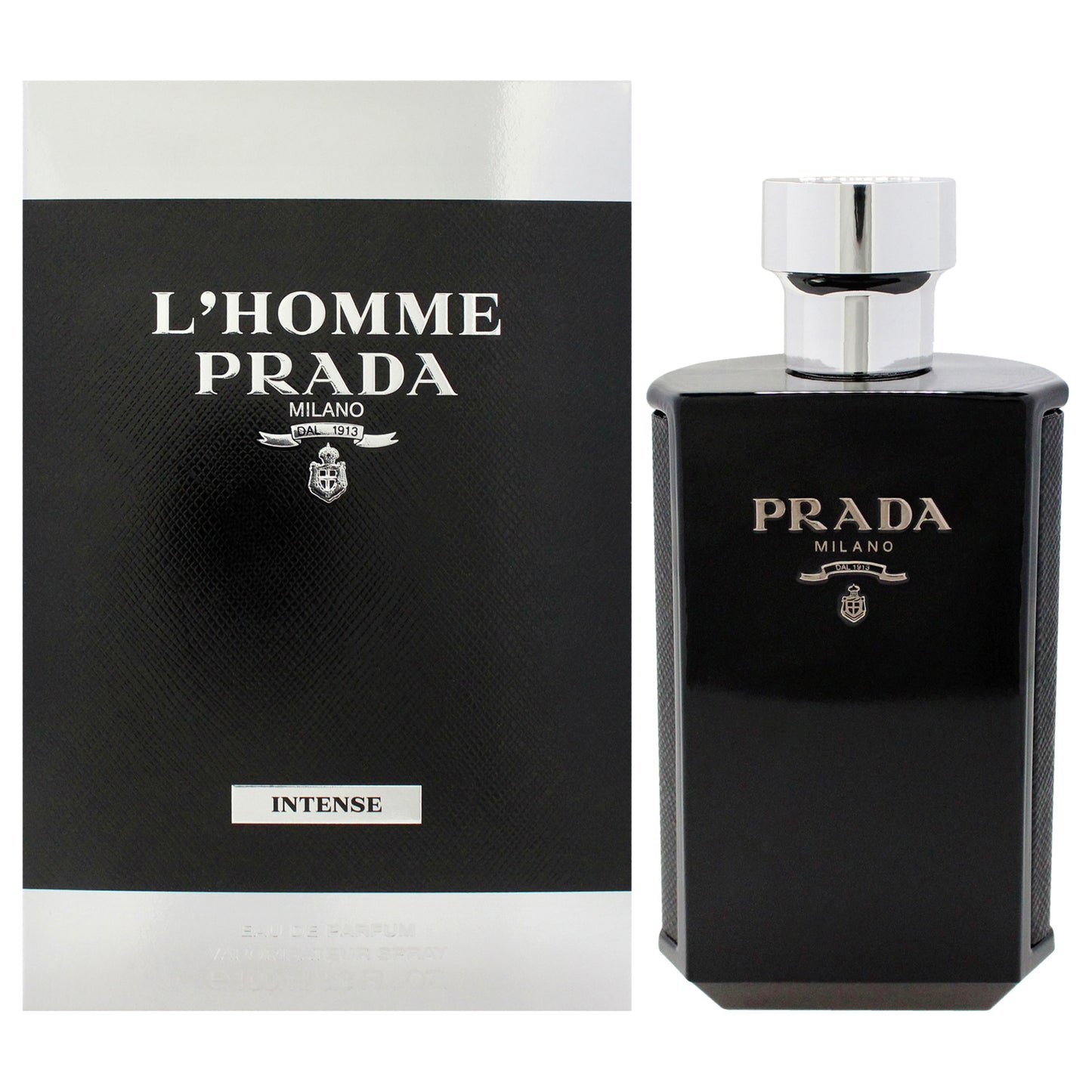 PRADA L'HOMME INTENSE/PRADA EDP SPRAY 3.4 OZ (100 ML) (M)