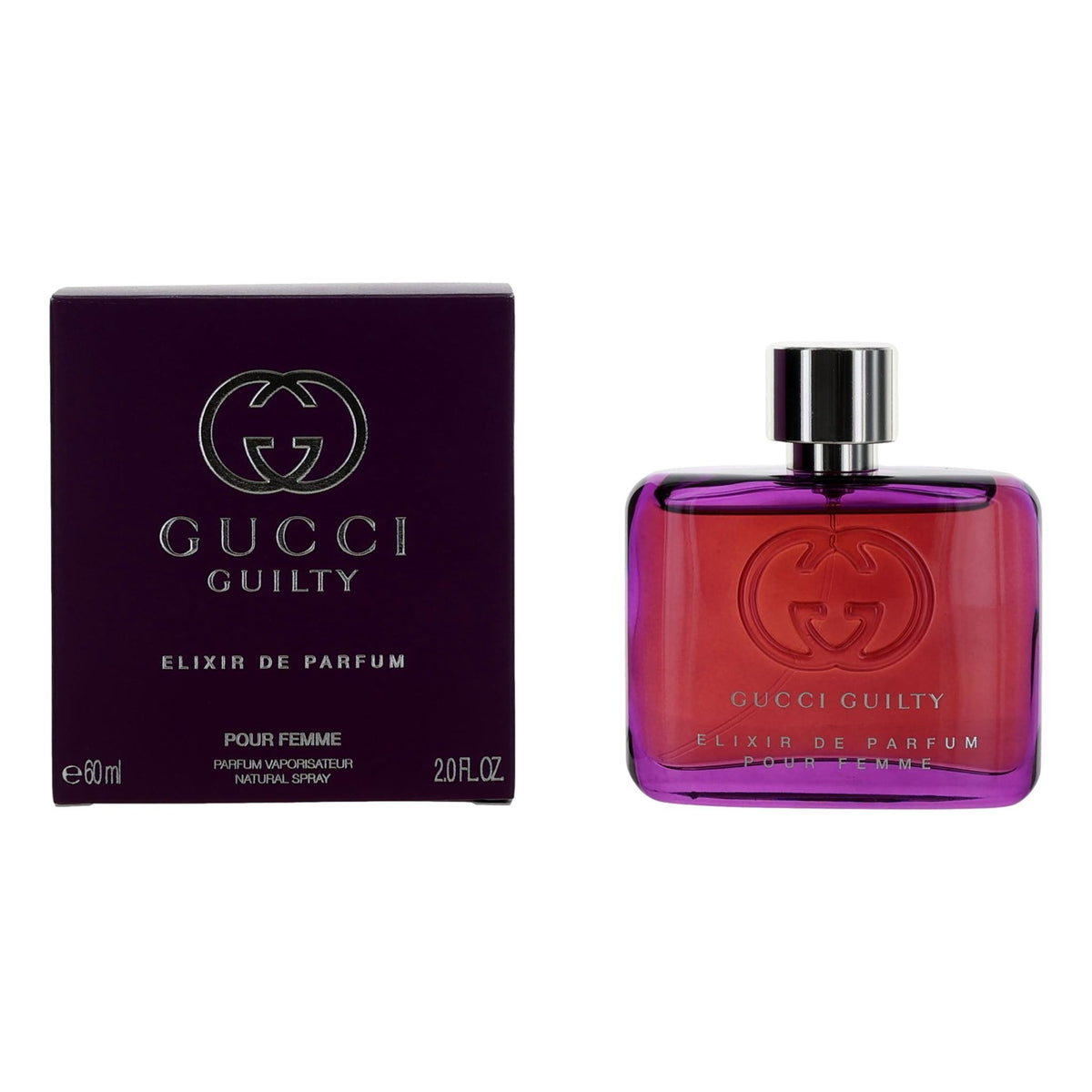 GUCCI GUILTY ELIXIR/GUCCI EDP SPRAY 2.0 OZ (60 ML) (W)