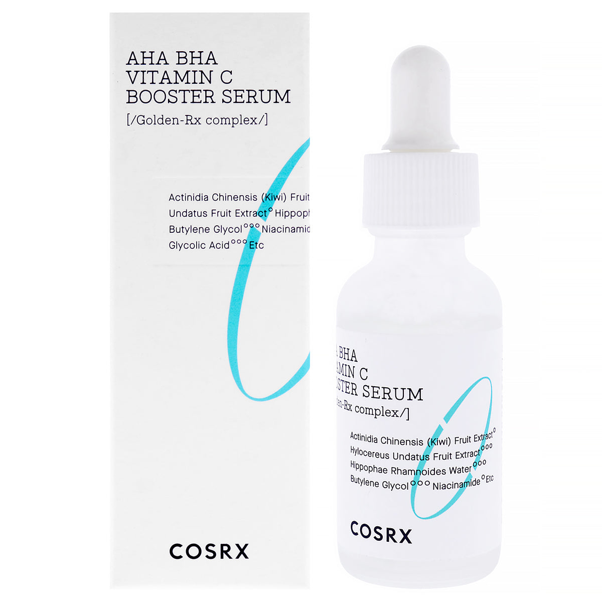 AHA BHA Vitamin C Booster Serum by Cosrx for Women - 1 oz Serum