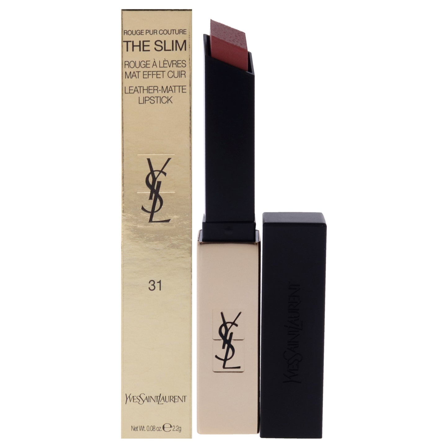 Rouge Pur Couture The Slim Matte Lipstick - 31 Inflammatory Nude by Yves Saint Laurent for Women - 0.08 oz Lipstick