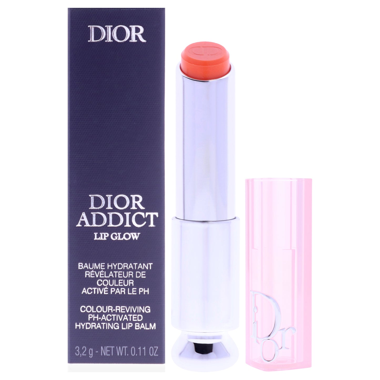 Dior Addict Lip Glow - 004 Coral by Christian Dior for Women - 0.11 oz Lip Balm