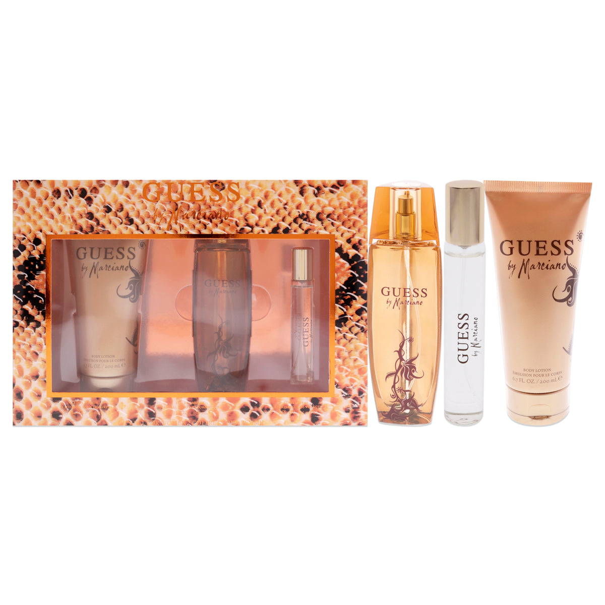 Guess By Marciano by Guess for Women - 3 Pc Gift Set 3.4oz EDP Spray, 0.5oz Travel Spray, 6.7oz Body Lotion